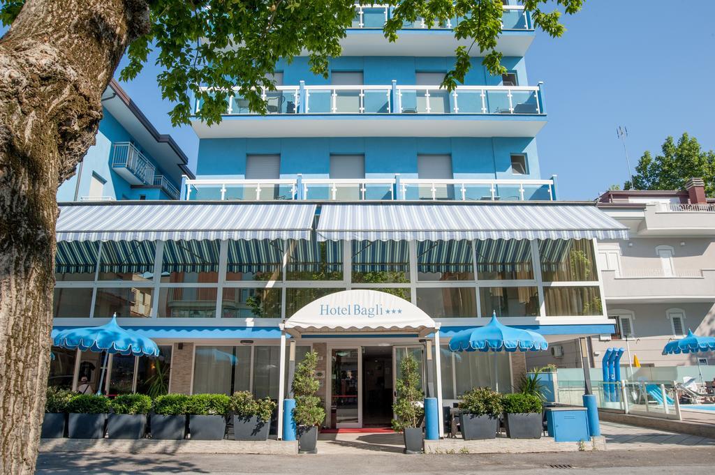 Hotel Bagli リミニ エクステリア 写真
